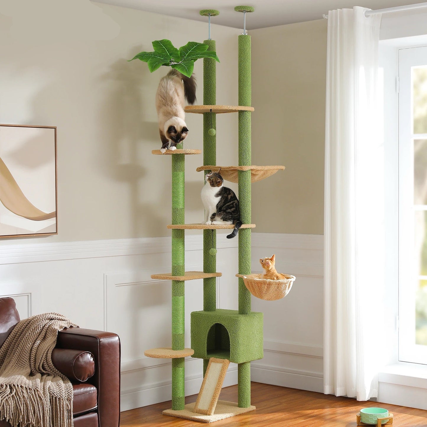 Arbre à Chat Cactus Design - Modèle : "CocoCat"