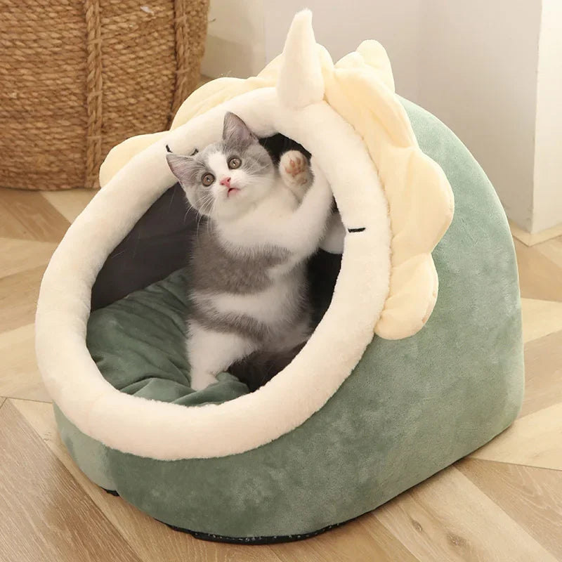 Panier Douillet Pour Chat - Modèle "Snuggo" - L'Ile Aux Chats