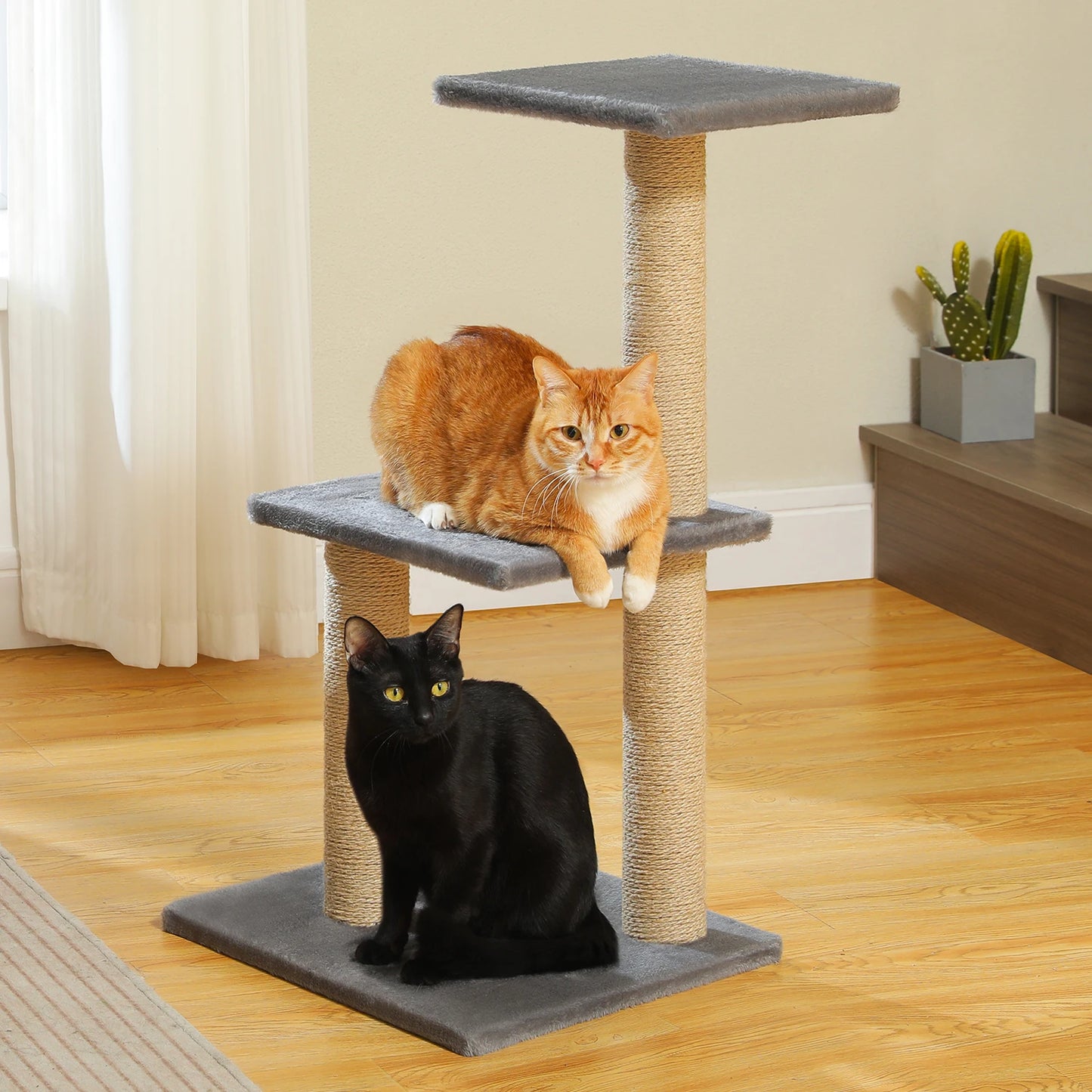 Petit Arbre à Chat Design - Modèle : "MiniPaw" - L'Ile Aux Chats