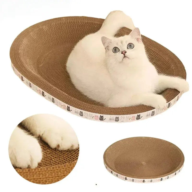 Griffoir Et Panier Pour Chat - Modèle "Pattoune" - L'Ile Aux Chats