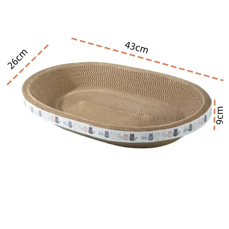 Griffoir Et Panier Pour Chat - Modèle "Pattoune" - L'Ile Aux Chats