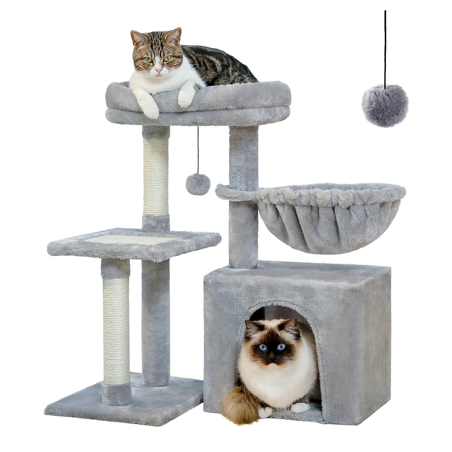 Arbre à Chat design Avec Hamac - Modèle "TinyCat" - L'Ile Aux Chats