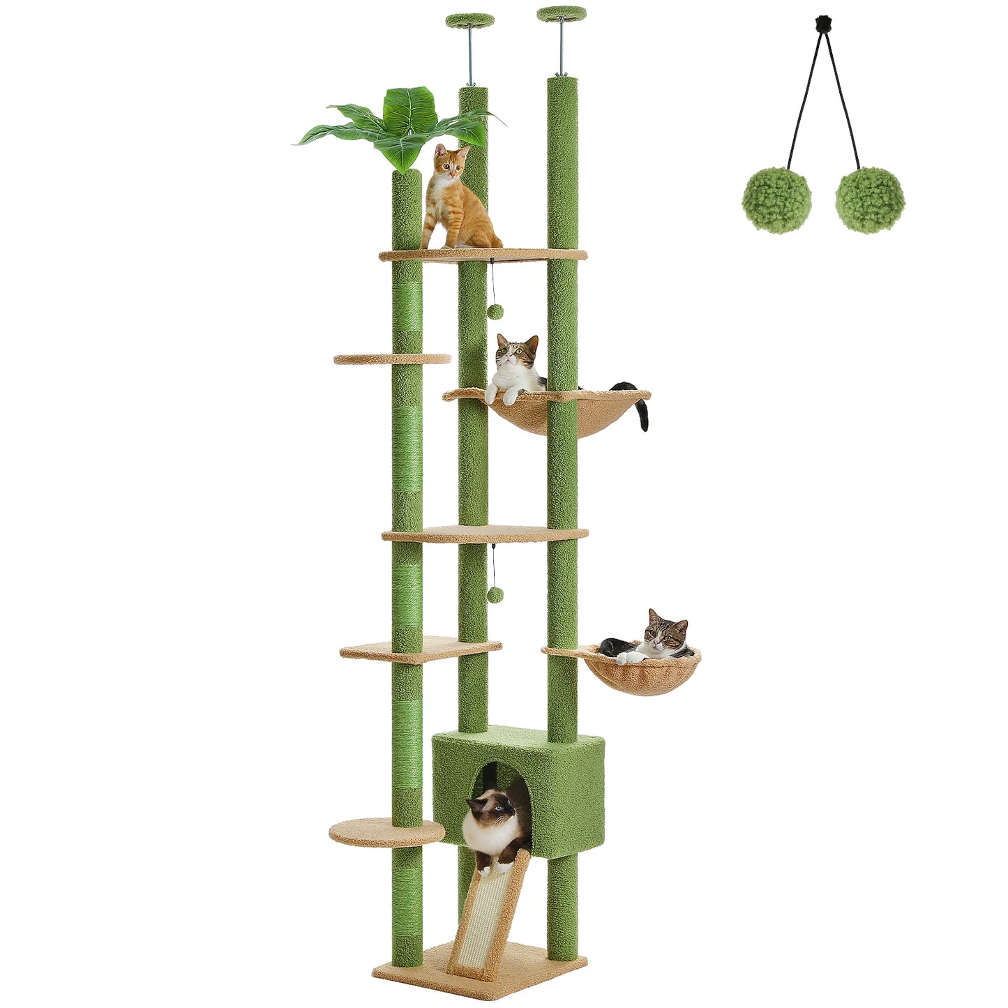 Arbre à Chat Cactus Design - Modèle : "CocoCat" - L'Ile Aux Chats