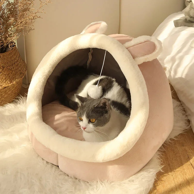 Panier Douillet Pour Chat - Modèle "Snuggo" - L'Ile Aux Chats