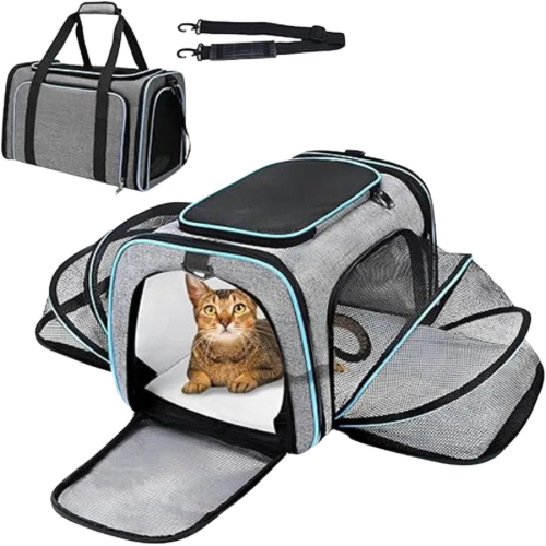 Sac De Transport Pour Chat XXL - Modèle "Camper" - L'Ile Aux Chats