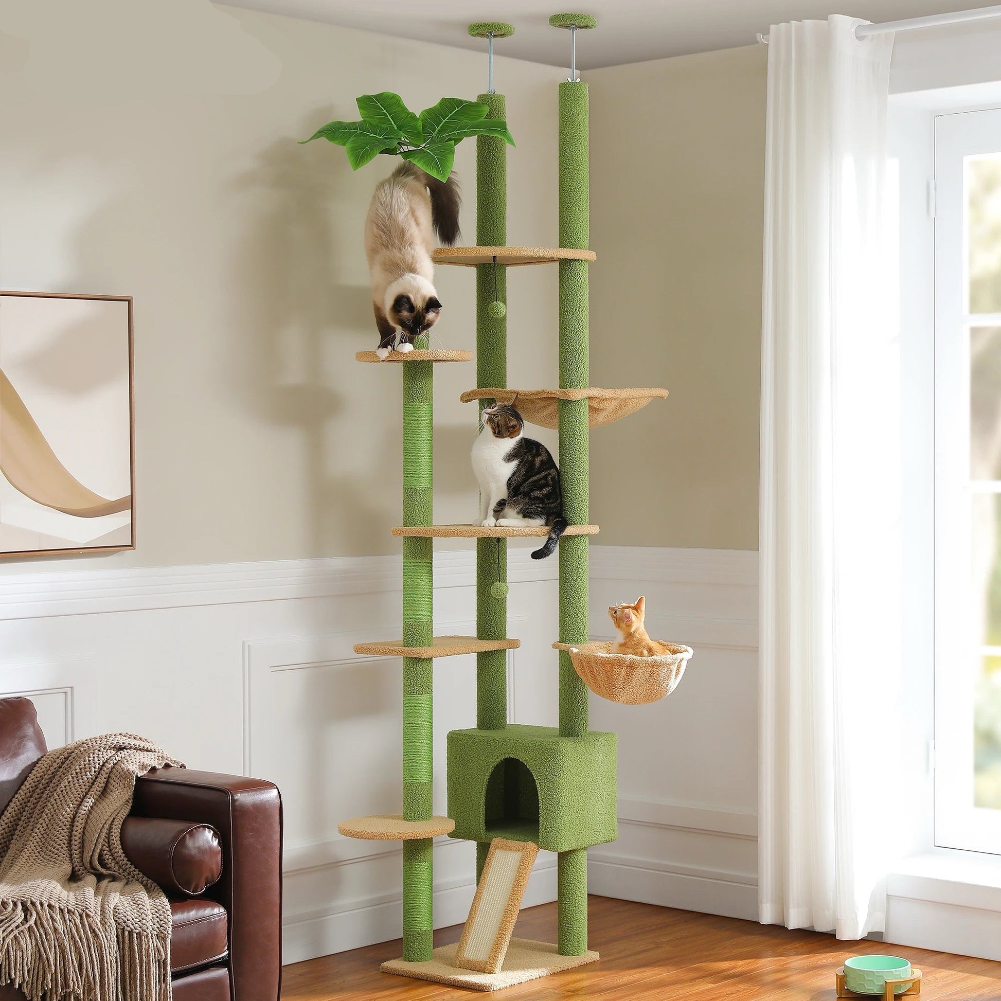 Arbre à Chat Cactus Design - Modèle : "CocoCat"