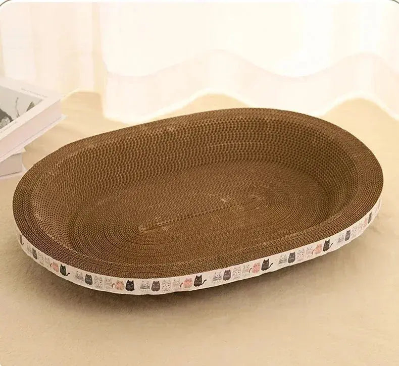Griffoir Et Panier Pour Chat - Modèle "Pattoune" - L'Ile Aux Chats