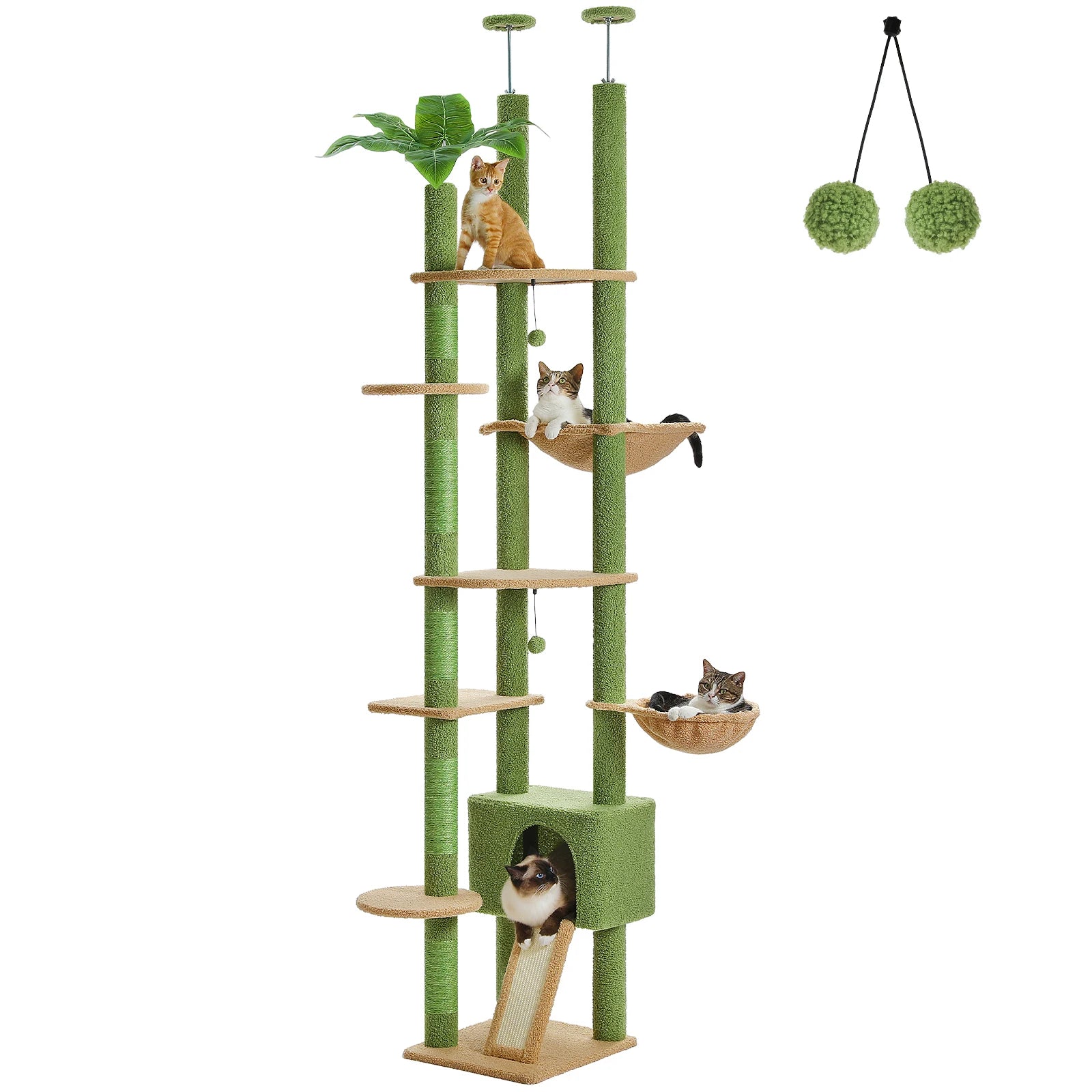 Arbre à Chat Cactus Design - Modèle : "CocoCat" - L'Ile Aux Chats